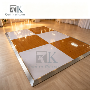 Pista de Baile Brillante a Cuadros para Interiores/Exteriores, para Bodas y Fiestas, Decoración para Eventos - Product Image 1