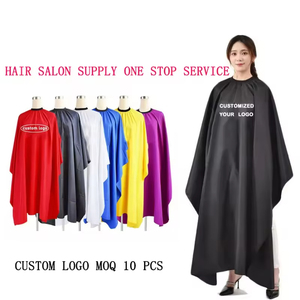 Warna rambut sekali pakai kustom 4 potong alat toko tukang cukur syal perawatan minyak topi mandi penutup telinga sarung tangan kain - Product Image 2