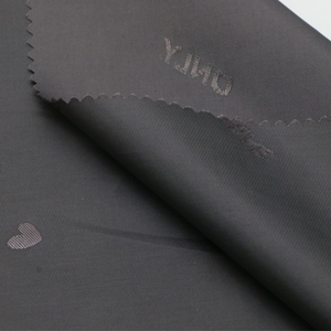 100% polyester sợi nhuộm Logo <span class=keywords><strong>Jacquard</strong></span> lót vải với các tính chất khác nhau cho áo khoác - Product Image 4