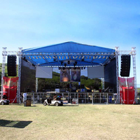Estructura de Aluminio Personalizada de Fábrica con Recubrimiento en Polvo Negro y Plateado para Escenarios, Conciertos, Exposiciones, Iluminación y Exhibición con Bloqueo Rápido