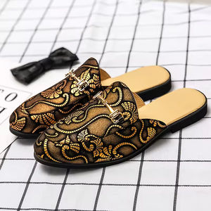 Chaussures d'été classiques coréennes pour hommes en cuir véritable, à talon souple, confortables, respirantes, anti-odeur, à enfiler, à lacets fermés - Product Image 5