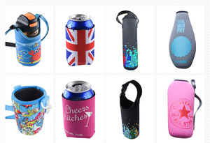 Refroidisseur de canettes de bière personnalisé avec logo, support en néoprène imprimé sur mesure, publicitaire, haut de gamme, pliable, en mousse pour canettes de bière - Product Image 5