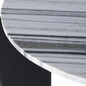 Modern <b>Round</b> Marble Coffee <b>Table</b> Elegant Accent Living Room Furniture Indoor Outdoor <b>Patio</b> - Product Image 6