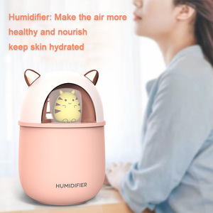 300ml mini xách tay hương thơm tinh dầu khuếch tán trang trí sương tạo độ ẩm mini Bàn hơi nước văn phòng USB tạo độ ẩm - Product Image 3