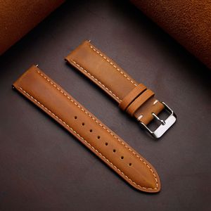 Cinturino per Orologio in Offerta Speciale in Pelle di Vitello Pieno Fiore Crazy Horse Diverse Misure Morbido Cinturino in Vera Pelle Double-Face - Product Image 6