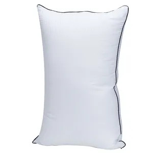 Wholesale 40x75cm Hotel Queen Size White Proof Pillow Inserts Throw No Shift Construction