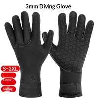 Sarung Tangan Renang dan Menyelam Berbahan Neoprene 3mm untuk Dewasa, Anti-Selip, Tahan Aus, Hangat, untuk Cuaca Dingin, untuk Pria dan Wanita.