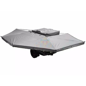 Car <strong>Rooftop</strong> Tent canvas car awning 270 degree plus with led lights rainproof <strong>standings</strong> d shape hole car side <strong>standing</strong> awning - Product Image 2
