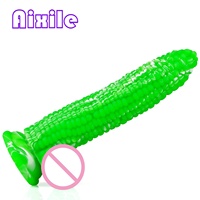 Jouet sexuel pour femmes, Dildo en silicone avec ventouse puissante, Stimulateur du point G, Dildos en forme de légumes, Jouets sexuels pour adultes, Dildo monstre