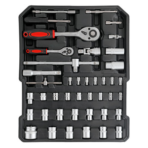 Maintenance <b>tool</b> <b>box</b> <b>set</b> with adjustable handle luggage case - 3-year warranty for automobiles and household repairs.Commercial - Product Image 3