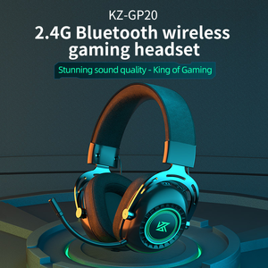 <span class=keywords><strong>KZ</strong></span> GP20 bandeau BT 5.0 rvb véritable casque sans fil 2.4G écouteurs de jeu avec Microphone - Product Image 4