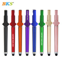Juego de Bolígrafos de Gel de Plástico de Colores Multifuncionales Promocionales con Logotipo Personalizado, Ancho de Escritura de 0.5 mm, Tinta Negra No Borrable, Personalizado