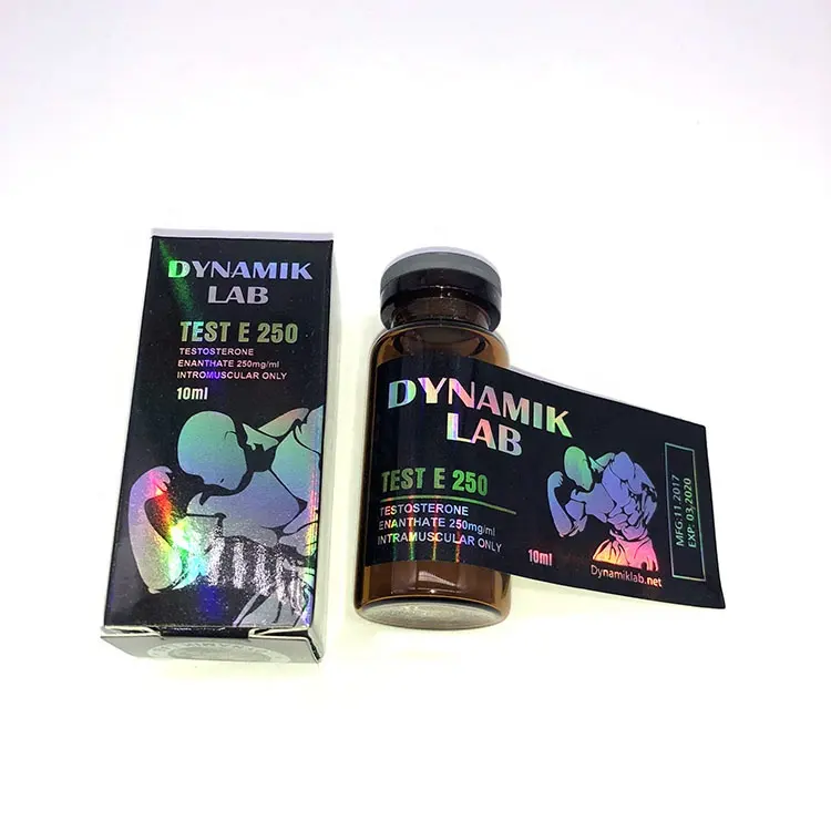 Custom Logo Printed Adhesive Laser 10ml Vial Hologram Stickers Bottle Packaging 10ml Vial Labels and Boxes