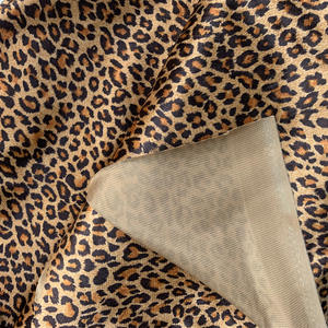 豹柄・虎柄 クリスタルソフト ショートフリース 印刷ポリエステルフランネル生地 人形用アクセサリー向け - Product Image 5