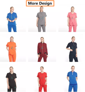 여성 작업복 네일 헤어 살롱 리셉션 정장 마사지 뷰티 스파 클럽 기술자 옷 세련된 튜닉 유니폼 세트 - Product Image 4