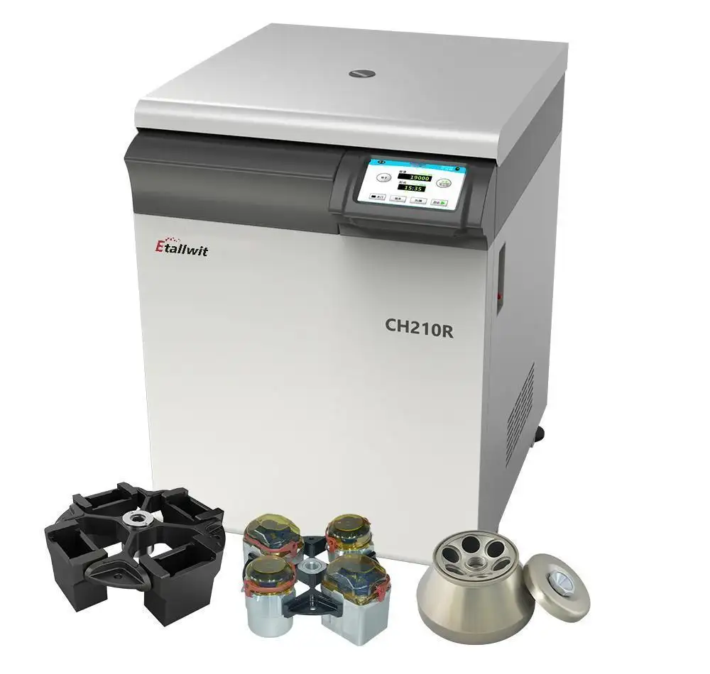 Ch210r 4X750Ml Grote Capaciteit Hoge Snelheid Gekoelde Centrifuge Hoge Precisie Temperatuur Controle Lab Centrifuge Machine