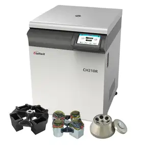 Centrífuga refrigerada de alta velocidade de grande capacidade CH210R 4x750mL controle de temperatura de alta precisão