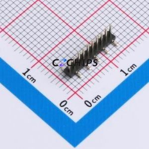 HX PZ1.27-1x10P TP-YQ Pin Header SMD,P=1.27mm Connector 1x10P 1.27mm Pin Header Vertical Mount - Product Image 1