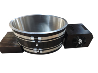 Vente en gros usine – Baignoire de récupération ovale extérieure en bois de cèdre rouge, moderne, de luxe, écologique, pour 1 personne, pour bain froid