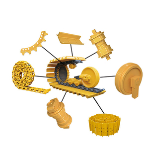 Roues de roulement inférieures, roues tendeurs, roues de chenille et pignons de haute qualité et robustes pour engins de construction et excavatrices, Marque Jinniu 1 - Product Image 2