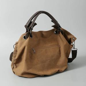 Moda Vintage stil kadınlar çapraz vücut Tote alışveriş çantası kalınlaşmış tuval kumaş su geçirmez büyük kapasiteli yüksek kalite - Product Image 4