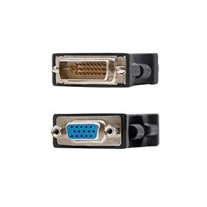 Adaptateur DVI 24+5 mâle vers VGA HDB15 femelle, idéal pour connecter des appareils vidéo et des projecteurs en haute définition. - Product Image 3