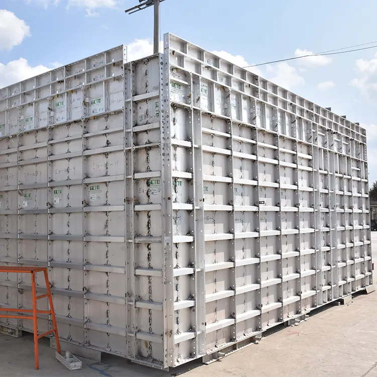 Aluminium Pembentuk Dinding Sistem Beton Konstruksi Ramah Lingkungan Biaya Rendah untuk Konstruksi Rumah