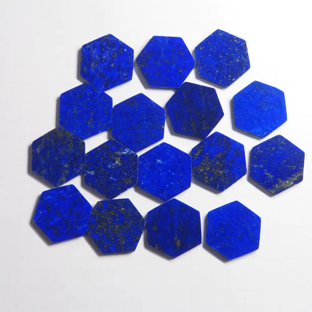 Natural Lapis lazuli gemstone tamanho grande dupla flatback Octagon forma Lapis lazuli pedra preço