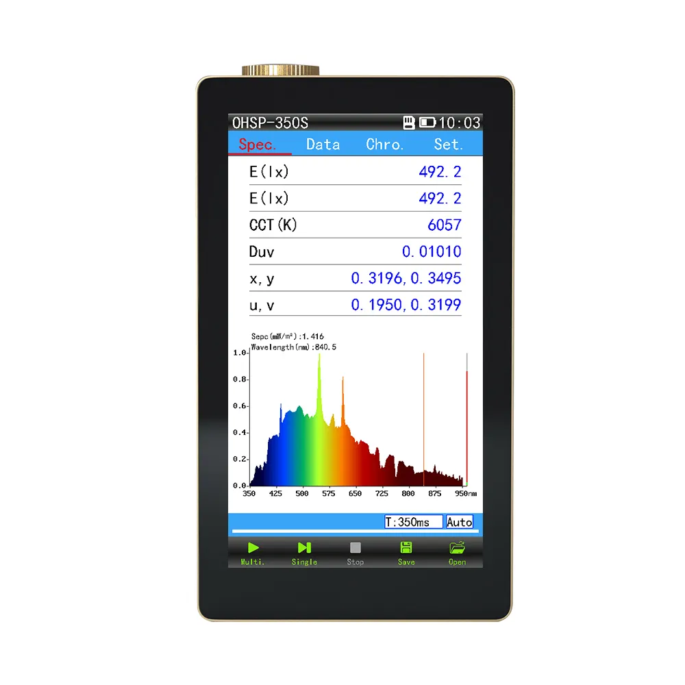 Hangzhou OHSP 350S portatile nir spettrometro analizzatore dello spettro della radiazione solare coltiva la luce uv luce