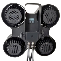 Clinique lumineuse étanche d'extérieur, 4x100w cob, conforme à la norme IP65, éclairage sonore, livraison gratuite
