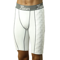 Shorts de compression de baseball TSPORT pour hommes, taille mi-haute, en polyester, protection intégrée, en stock pour usage sportif