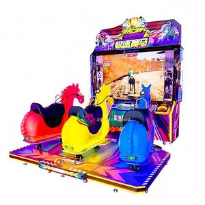 Simulador de Motocicleta Eléctrica de Lujo, Acrílico, para 3 Jugadores, 1750W, Máquina de Juego Arcade Operada con Monedas - Product Image 1