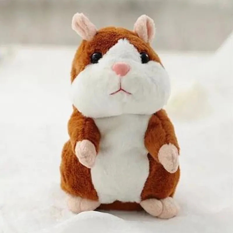 Smart Elektrische Leuke Talking Opname Nod Hamster Muis Record Chatten Huisdier Pluche Speelgoed Cadeau Voor Kinderen