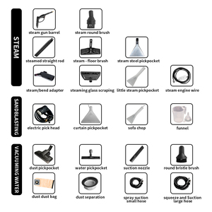 Nettoyeur vapeur électrique portatif manuel pour tapis, idéal pour le nettoyage des voitures et des canapés - Product Image 2