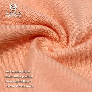 3342A # Luxury 100% Tela de algodón peinado Tela de diseñador para camisas Heavyweight 100% Tela de algodón peinado para prendas
