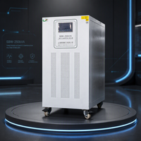 Stabilisateur de tension triphasé à enroulement en cuivre AC 200 kVA 250 kVA |   98% d'efficacité élevée, écran LCD |   Certifié CE