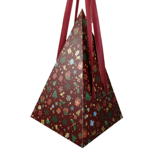 Quà tặng sang trọng tùy chỉnh đầy màu sắc các tông kim tự tháp hình hộp chăn thả Snack Bánh Macaron Takeaway phục vụ bao bì kim tự tháp hộp thực phẩm - Product Image 4