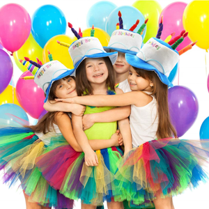 <span class=keywords><strong>Cappello</strong></span> a Forma di Torta di <span class=keywords><strong>Compleanno</strong></span> in Peluche Blu, Taglia Unisex per Adulti, Accessorio Perfetto per Feste in Costume - Product Image 3