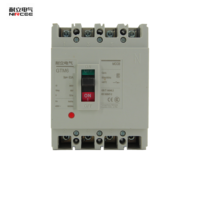 Disjoncteur à boîtier moulé GTM6 250A 3 pôles 400V AC MCCB à montage fixe, capacité de coupure 35kA pour distribution commerciale