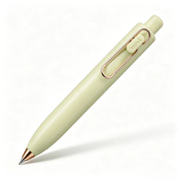 Stylo Gel Rétractable Uni-ball One P, Encre Noire, Pointe Fine, Plastique, Écriture Japonaise, Usage Scolaire et de Bureau, 0.38mm/0.5mm, Unisexe