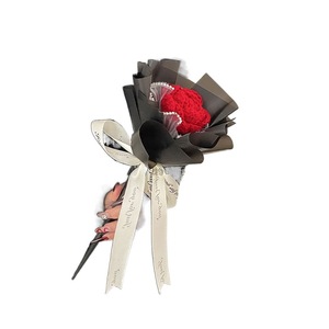 Piccoli fiori per riunioni fatti a mano Bouquet rosa fata magica bacchetta regalo di compleanno per adulti regalo di san valentino per ragazze - Product Image 6