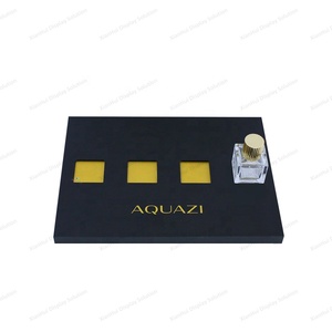 Custom Black Countertop Portable Acrylic <strong>Perfume</strong> Display <strong>Stand</strong> for Exclusive Stores - Product Image 3