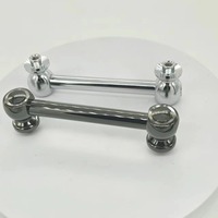 Lugs de tension à double bille en aluminium de haute qualité, finition nickel noir, pour caisse claire et tom, plusieurs tailles