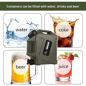 Tanque de Almacenamiento de <span class=keywords><strong>Agua</strong></span> Portátil de 3.2 Galones a Precio de Fábrica, con Aislamiento Térmico, Plástico PC Ecológico <span class=keywords><strong>para</strong></span> Camping y Senderismo - Product Image 6