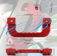 Poignée intérieure en aluminium pour caravane Urvan NV350 E26 2012-2025 Poignée modifiée