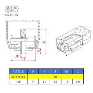 Rouleaux <span class=keywords><strong>de</strong></span> roue <span class=keywords><strong>de</strong></span> <span class=keywords><strong>guidage</strong></span> <span class=keywords><strong>de</strong></span> porte en porte-à-faux <span class=keywords><strong>coulissant</strong></span> Rong <span class=keywords><strong>pour</strong></span> système <span class=keywords><strong>de</strong></span> porte coulissante. Roue <span class=keywords><strong>de</strong></span> gudie <span class=keywords><strong>pour</strong></span> porte coulissante zinguée - Product Image 6
