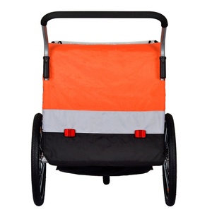 <span class=keywords><strong>Remorque</strong></span> pliable <span class=keywords><strong>Double</strong></span> axe pour bébé, vélo Cargo 60kg, livraison gratuite - Product Image 4