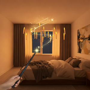 เทียนลอยน้ำ 12/20 ชิ้น พร้อมรีโมทแบบแท่ง ไฟ LED แขวนได้ ใช้แบตเตอรี่ แสงสีเหลืองอบอุ่น <span class=keywords><strong>ส</strong></span>ร้างบรรยากาศงานแต่งงาน - Product Image 1