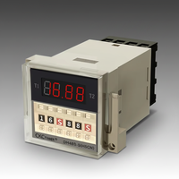 Temporizador Digital LED Programable DH48S-S 0.1s-99h con Base de Enchufe AC/DC 12V 24V 36V 110V 220V 380V, Temporizador de Ciclo Repetitivo
