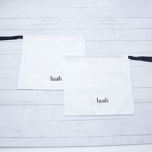 Cotton <b>Pouch</b> Custom Reusable Bag with logo <b>Drawstring</b> Single Double String <b>Pouch</b> for Gift Bag Wholesale - Product Image 4